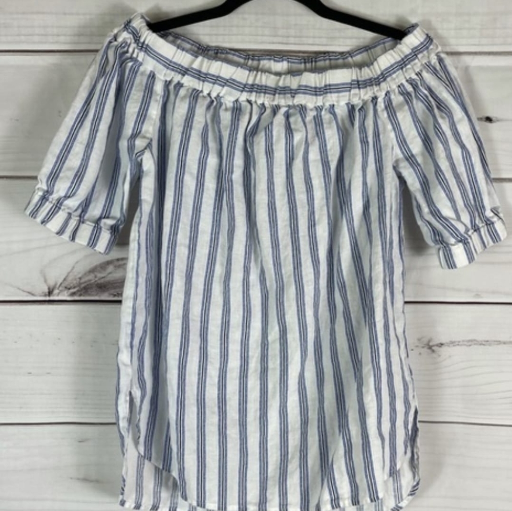 Michael Kors Shadow Striped Linen zise S